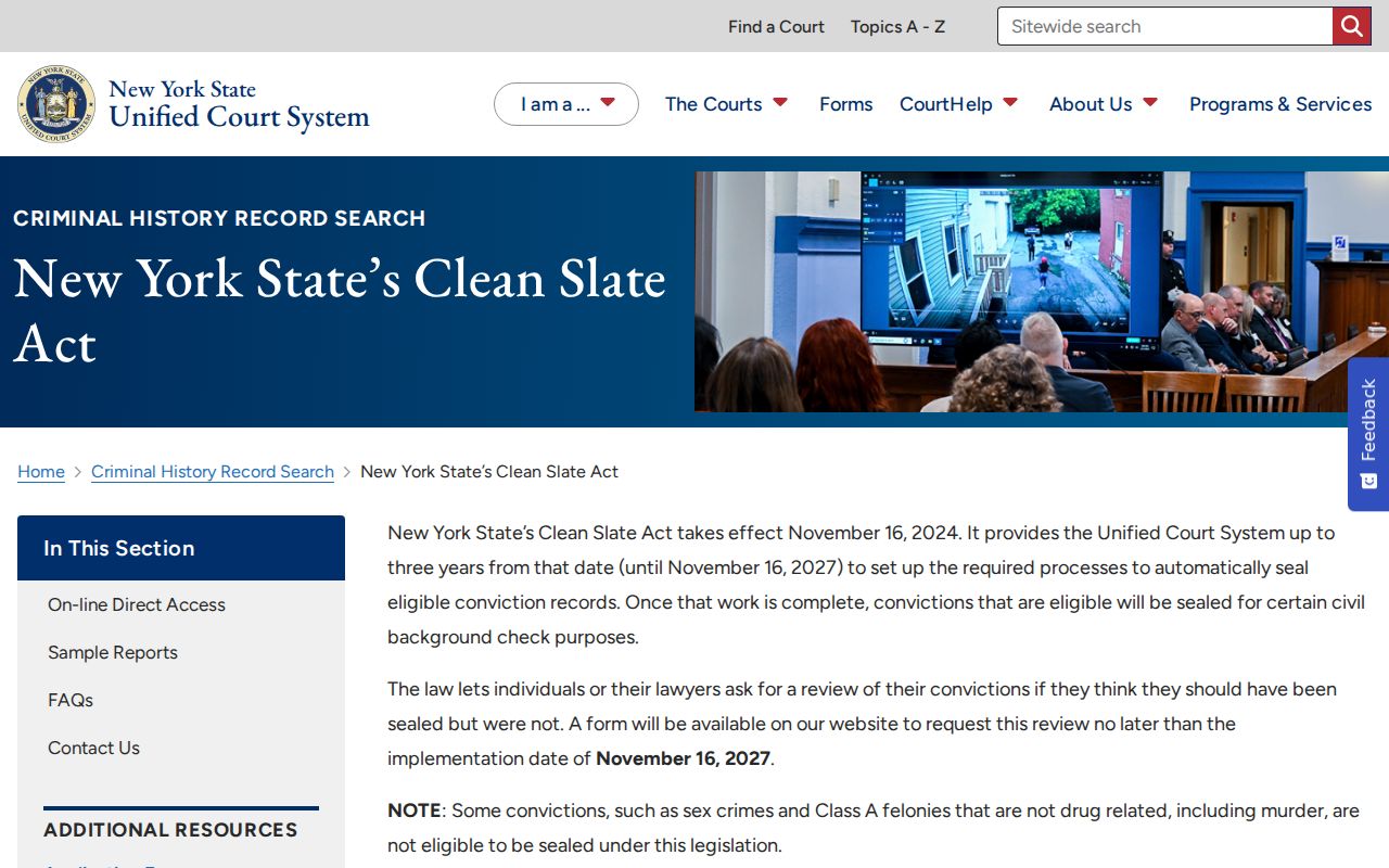 Kings County criminal history and New York Clean Slate implementation